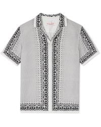 Orlebar Brown - Maitan Camp-Collar Printed Cotton Shirt - Lyst