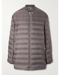 Rick Owens - Moncler Quilted Padded Shell Down Jacket - Lyst