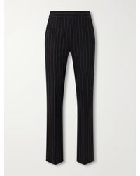 Tom Ford - Straight-Leg Pinstriped Wool-Twill Suit Trousers - Lyst