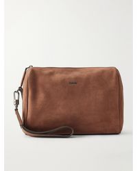 ZEGNA - Leather Pouch - Lyst
