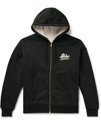 Aimé Leon Dore - Unisphere Logo-Print Cotton-Jersey Zip-Up Sweatshirt - Lyst