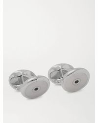 Deakin & Francis - Sterling, Mother-Of-Pearl And Sapphire Cufflinks - Lyst