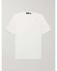 Incotex - T-shirt in lino stretch Zanone - Lyst