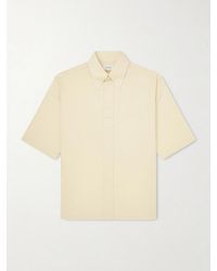 Lemaire - Button-Down Collar Cotton-Muslin Shirt - Lyst