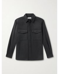 Umit Benan - Jonah Virgin Wool-Blend Twill Overshirt - Lyst
