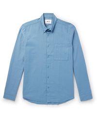 NN07 - Arne 5159 Slim-fit Cotton-twill Shirt - Lyst