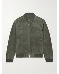 MR P. - Suede Bomber Jacket - Lyst