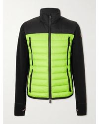 Moncler - Quilted Panelled Jersey Down Ski Jacket - Lyst