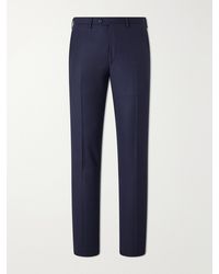 Kiton - Straight-Leg Virgin Wool Suit Trousers - Lyst