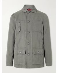 Brunello Cucinelli - Cotton And Linen-Blend Jacket - Lyst
