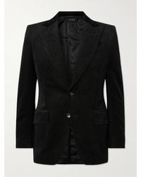 Tom Ford - Dyllan Polka-Dot Cotton-Velvet Tuxedo Jacket - Lyst