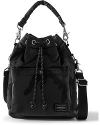 Porter-Yoshida and Co - Balloon Sac Camouflage-Print Nylon-Twill Bucket Bag - Lyst