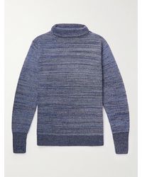 Barena - Cimador Ribbed Wool Mock-neck Sweater - Lyst