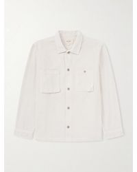 Folk - Anniversary Patch Cotton-corduroy Overshirt - Lyst