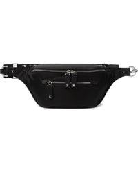 Valentino Valentino Garavani Logo-detailed Shell Belt Bag - Black