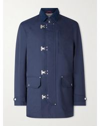 Brunello Cucinelli - Corduroy-Trimmed Cotton-Blend Field Jacket - Lyst