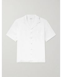 Lardini - Convertible-Collar Linen Shirt - Lyst