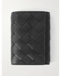 Bottega Veneta - Intrecciato Leather And-Tone Key Holder Case - Lyst