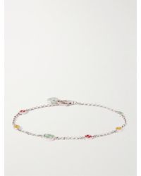 Gucci - Interlocking Bracelet With Multicolor Enamel - Lyst