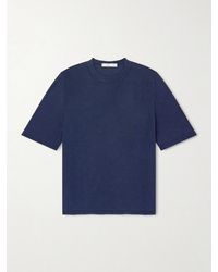Inis Meáin - Linen And Cotton-blend T-shirt - Lyst