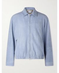 Brunello Cucinelli - Suede Blouson Jacket - Lyst
