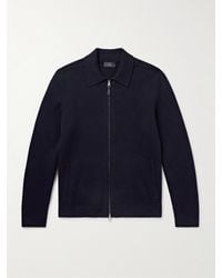 dunhill - Cardigan aus einer Baumwoll-Kaschmirmischung mit Reißverschluss - Lyst