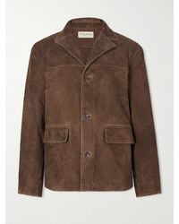 Officine Generale - Erickson Suede Jacket - Lyst