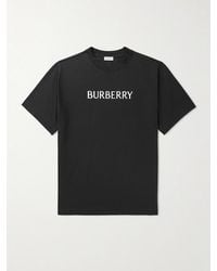 Burberry - Seth Logo-Print Cotton-Jersey T-Shirt - Lyst