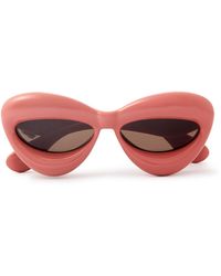 Loewe - Inflated Round-frame Acetate Sunglasses - Lyst