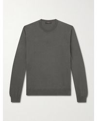 Slowear - Cotton And Silk-blend Sweater - Lyst