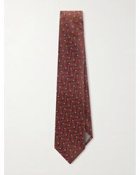 Charvet - 8.5Cm Embroidered Silk Tie - Lyst