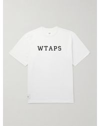 WTAPS - Academy 01 Logo-print Cotton-blend Jersey T-shirt - Lyst