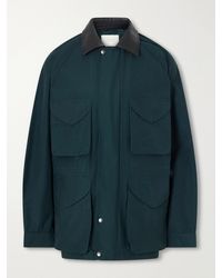 Aimé Leon Dore - Leather-Trimmed Cotton-Blend Jacket - Lyst