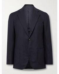 J. Mueser - Waverly Wool-hopsack Blazer - Lyst