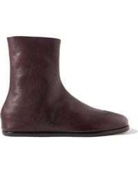 Maison Margiela - Tabi Split-toe Leather Boots - Lyst
