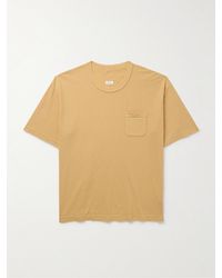 Visvim - Jumbo Garment-dyed Cotton-blend Jersey T-shirt - Lyst