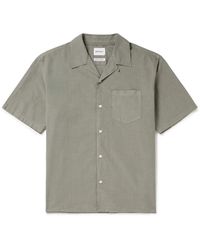 Norse Projects - Carsten Convertible-collar Cotton And Tm Lyocell-blend Shirt - Lyst