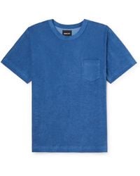 Howlin' - Fons Cotton-blend Terry T-shirt - Lyst