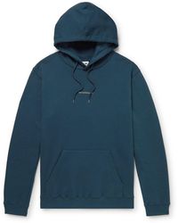 NN07 Barrow Heathered Pullover Hoodie in Bright Blue (Blue) for Men - Lyst