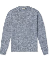 Altea - Mélange Cotton Sweater - Lyst