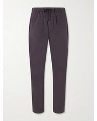 Hartford - Joggy Straight-leg Cotton Trousers - Lyst
