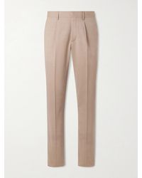 Lardini - Straight-leg Virgin Wool Suit Trousers - Lyst