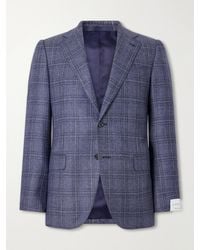 Caruso - Norma Checked Wool Blazer - Lyst
