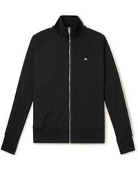 Givenchy - Logo-jacquard Webbing-trimmed Stretch-jersey Track Jacket - Lyst