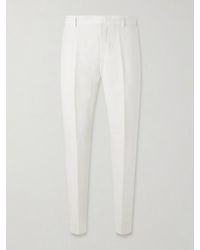 Polo Ralph Lauren - Straight-leg Linen Trousers - Lyst