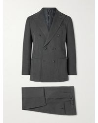 Thom Sweeney - Double-Breasted Linen Suit - Lyst