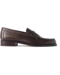 Common Projects - Leather Penny Loafers - Lyst