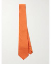 Saint Laurent - 7cm Silk-habotai Tie - Lyst