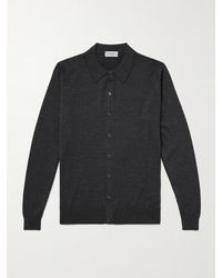 John Smedley - Tibor Merino Wool Cardigan - Lyst