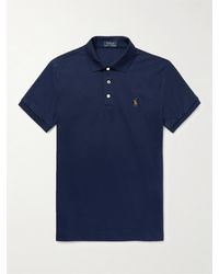 Polo Ralph Lauren - Slim-fit Pima Cotton-jersey Polo Shirt - Lyst